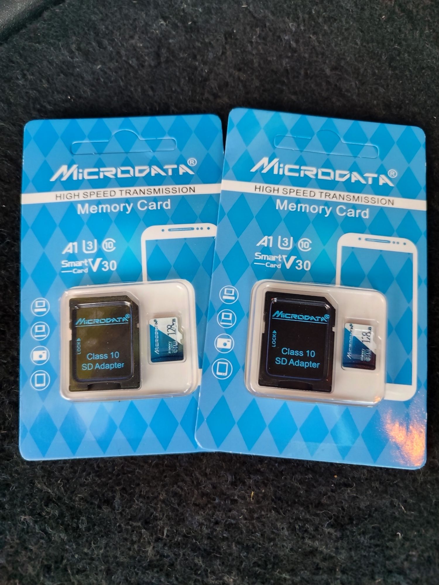 Карта пам'яті 128гб Microdata micro SD Class 10 з адаптером: 199 грн ...