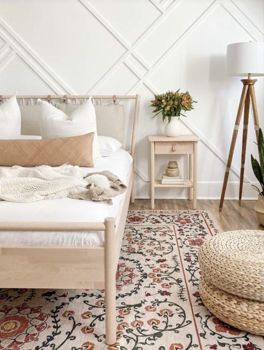 Conjunto IKEA BJÖRKSNÄS - Cama 160x200 + mesa de cabeceira