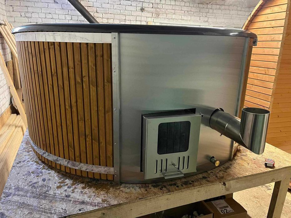 Balia ogrodowa Premium | gorąca beczka ruska bania hot tube jacuzzi