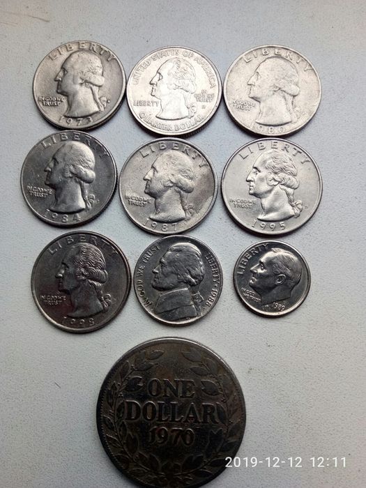 Коллекция монет, доллар