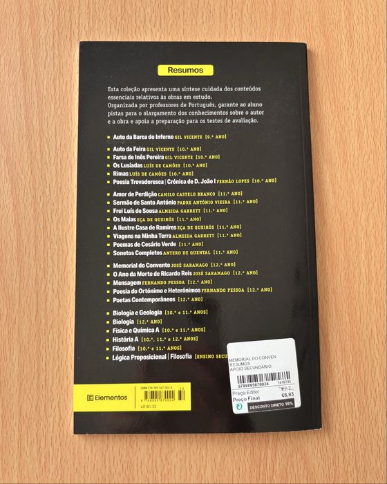 Memorial do Convento- Livro de Resumos