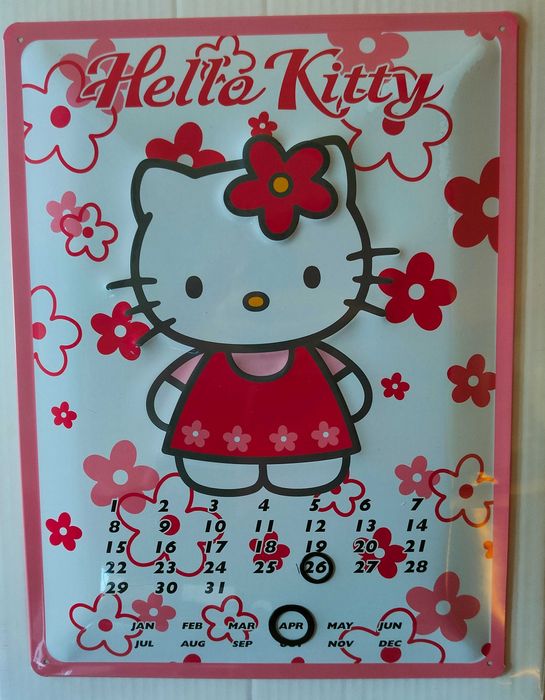 Hello Kitty - Placa em Metal  (8 desenhos - 10€ cada se quiser todas)