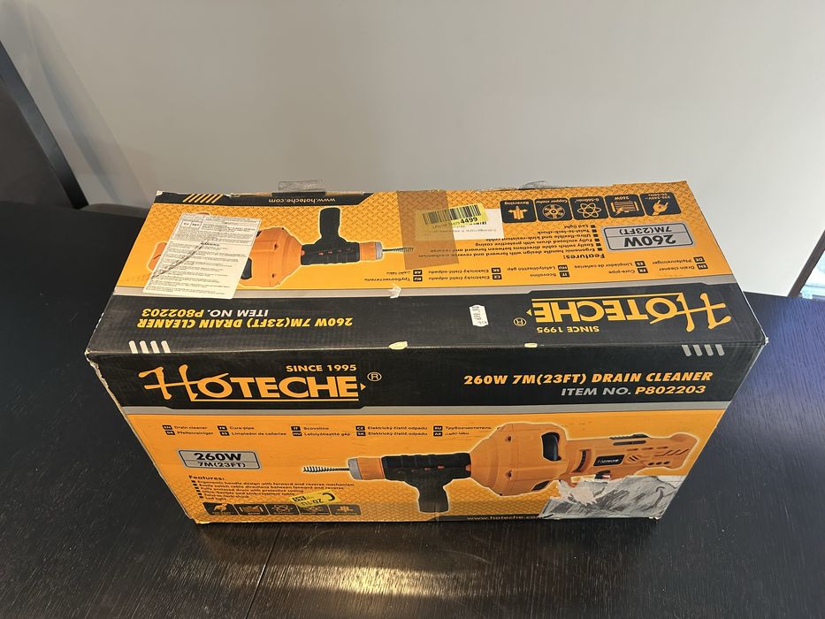 Elektryczna Spirala Do Przepychania Rur Hoteche 7M 260W