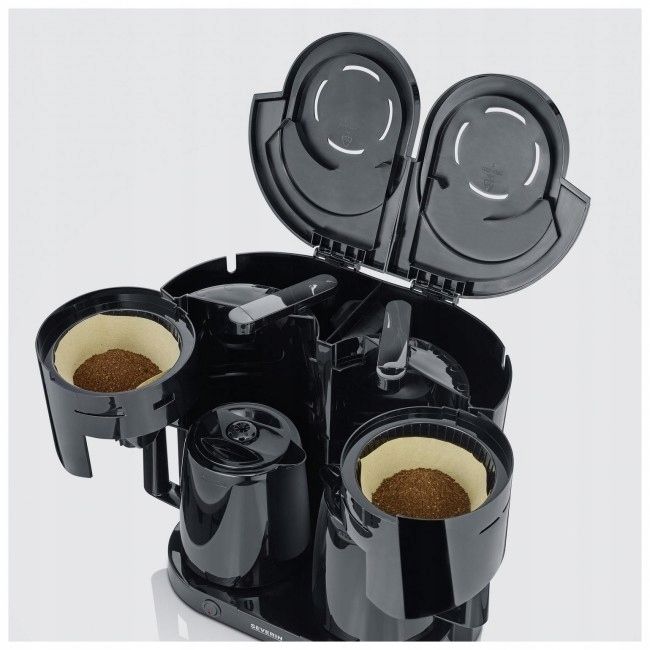 Pokrywy (2 szt.) do Severin KA 9315 - komplet, czarne