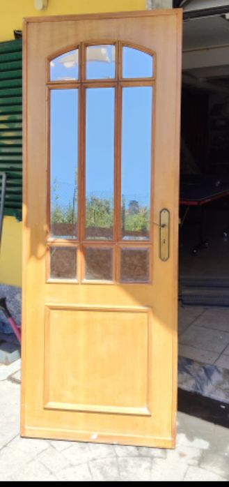 Porta madeira maciça