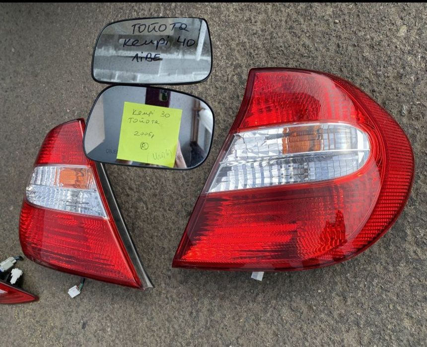 Toyota camry 30/40. Ліхтарі Фонарі, дзеркало (вкладиш)