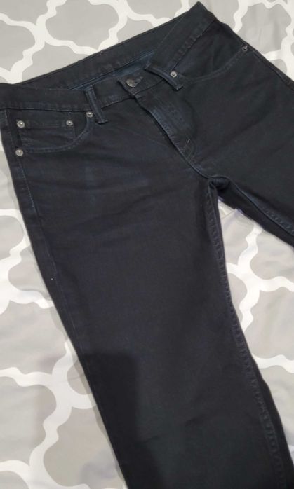 Męskie Czarne Spodnie LEVI'S 32/34 - ORYGINALNE, JAK NOWE !!!