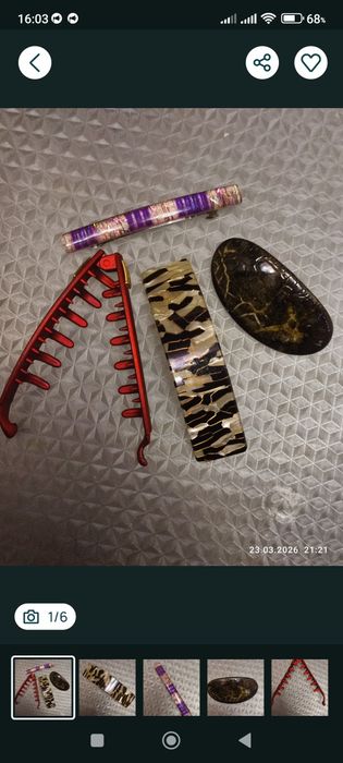 Заколки  для волос -набор.