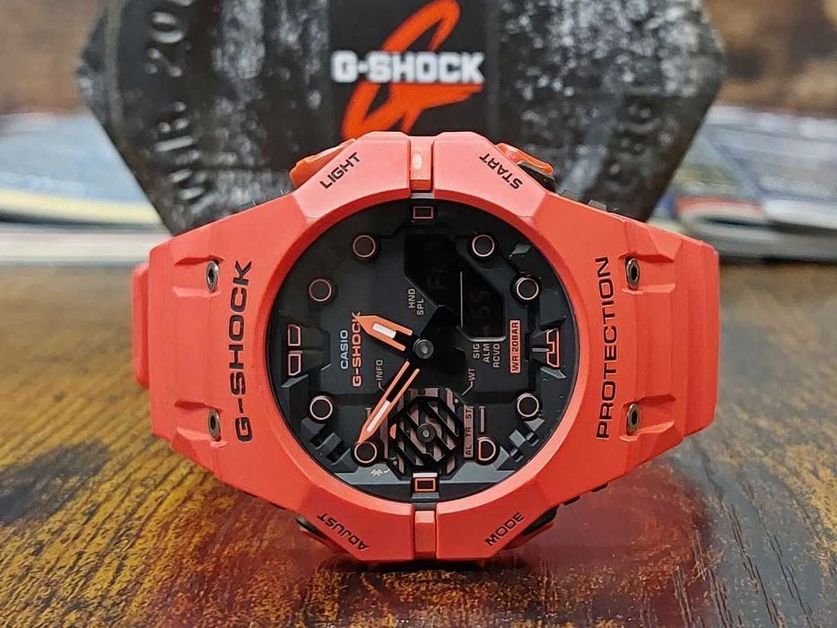 Zegarek męski Casio G-SHOCK GA-B001-4AER Bluetooth Carbon Core Guard