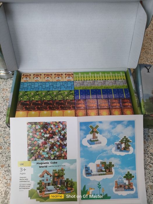 ‼️New‼️Магнитный конструктор 100 кубиков. Майнкрафт. Minecraft блоки.‼