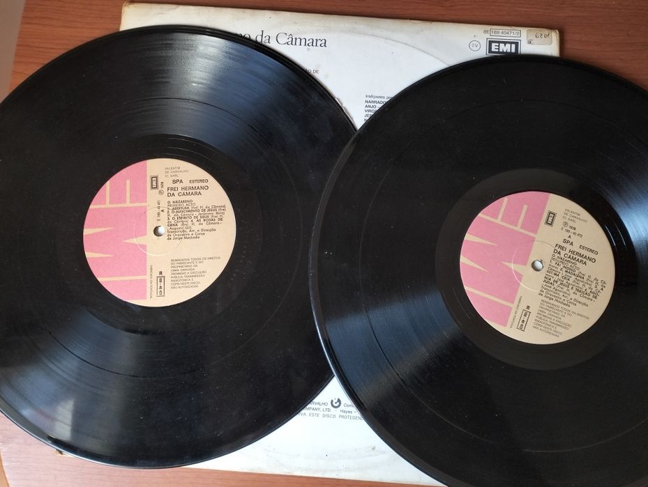 Disco de vinil LP duplo Frei Hermano da Câmara - O Nazareno'
