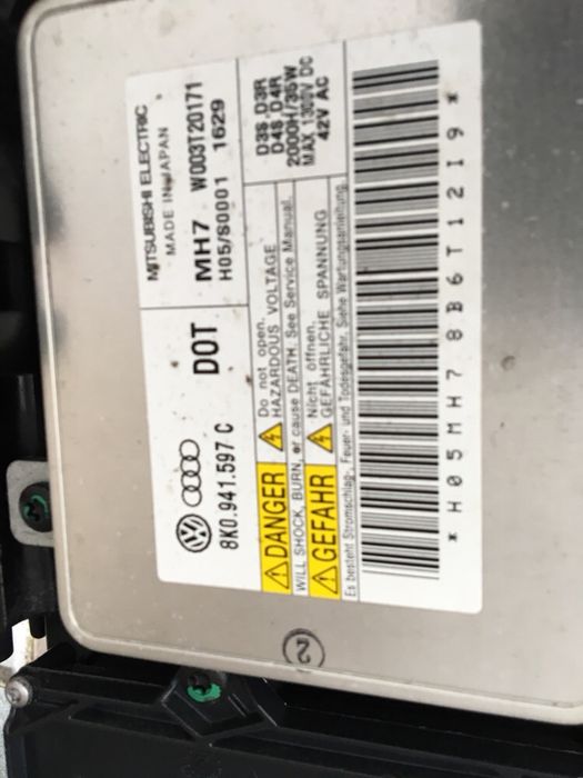 Блок розжига VW Sharan 4g0907397a 4G0.907.397.a 8k0941597c 1t0941329