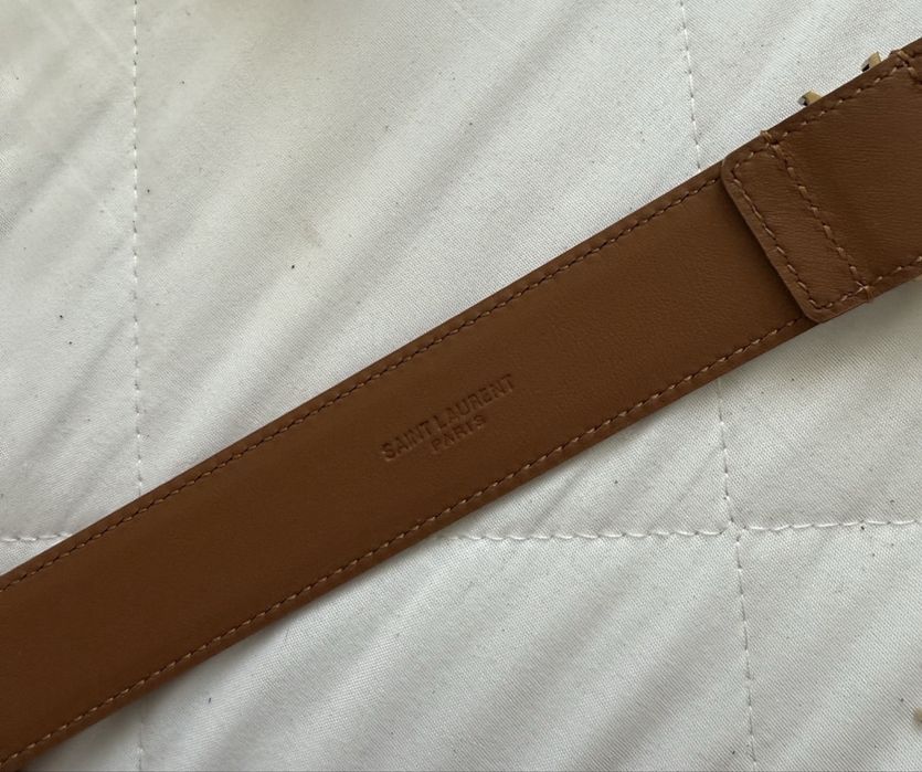 Pasek YSL pasek do spodni Yves Saint Laurent 3 cm