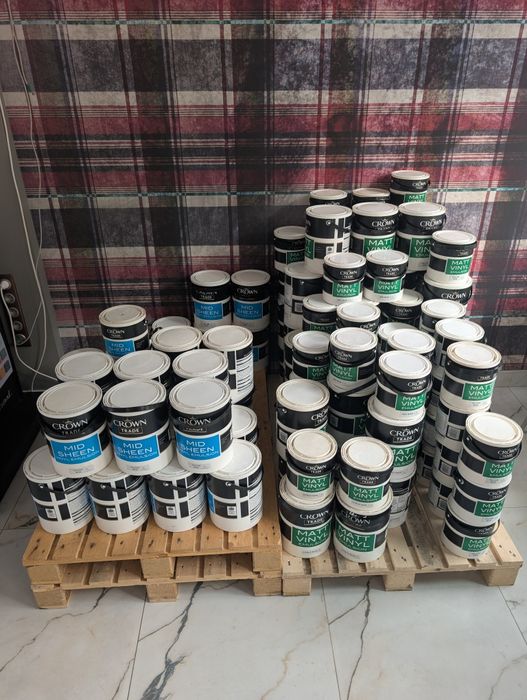 Farby (bazy) do ścian w kolorach żółty i pomarańczowy