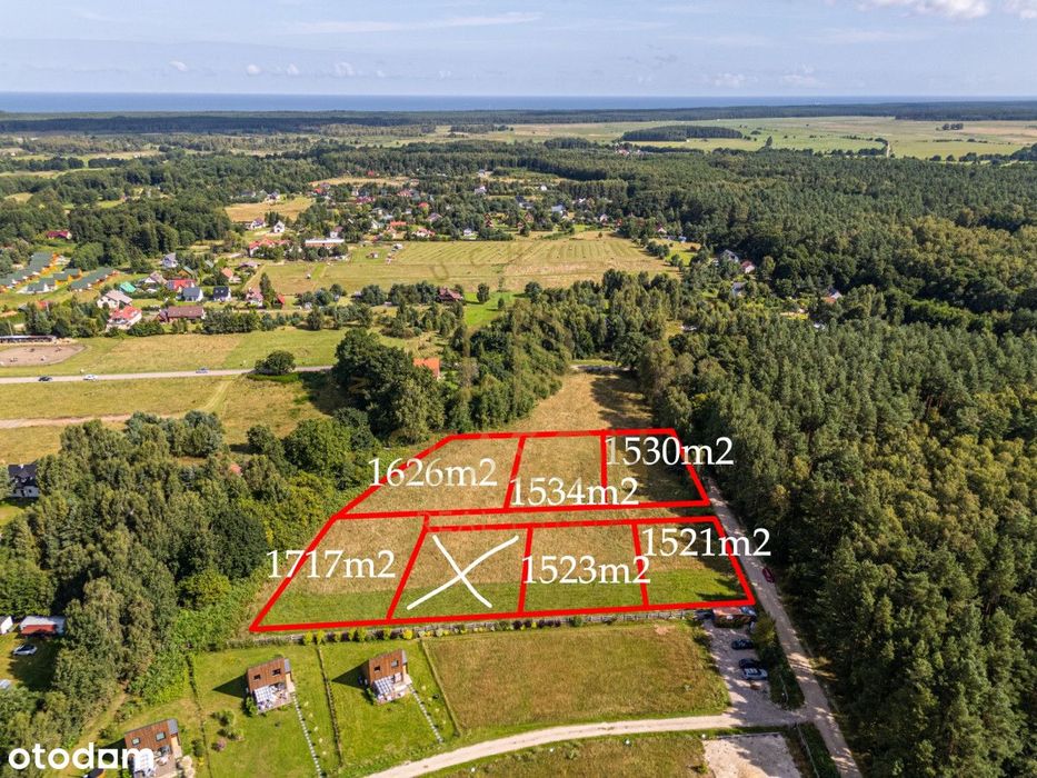 Oferta sprzedaży działek budowlanych – Sasino, gmina Choczewo