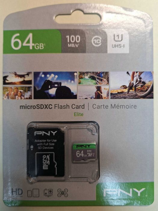 Vendo Cartão de memória PNY Elite microSDXC 64GB UHS-I Classe 10