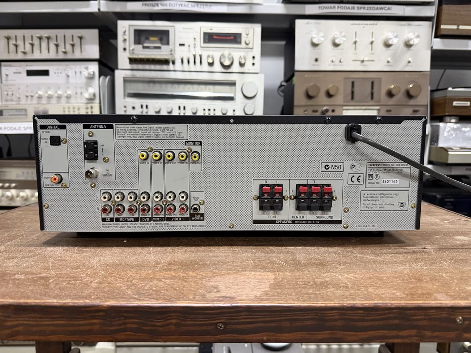 ‼️ Sony STR-DE495 – Amplituner Kina Domowego 5.1 z Dekoderami Dolby Digital/DTS i Wejściami Cyfrowymi | Audio Room