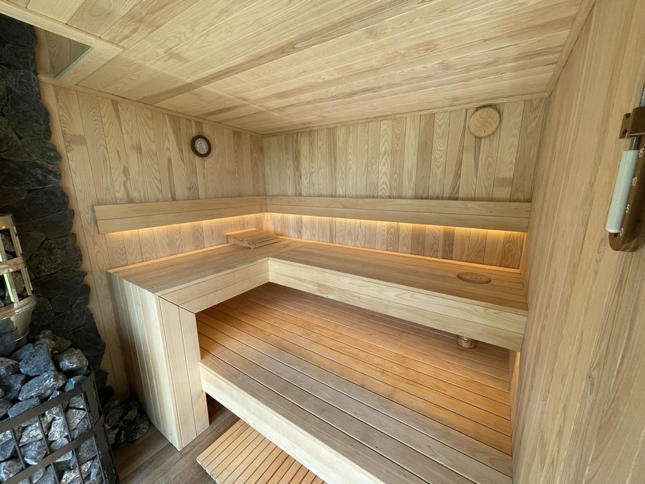 Бани сауны под ключ, Обшивка помещений вагонкой Полтава