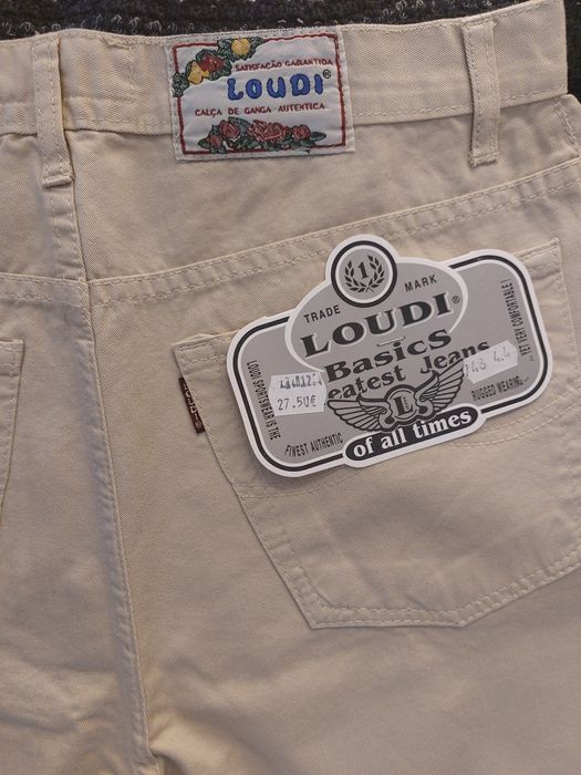 Calças de ganga beges Loudi 44