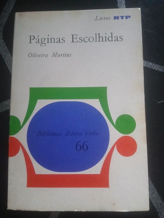 Páginas escolhidas, Oliveira Martins, livros rtp 66
