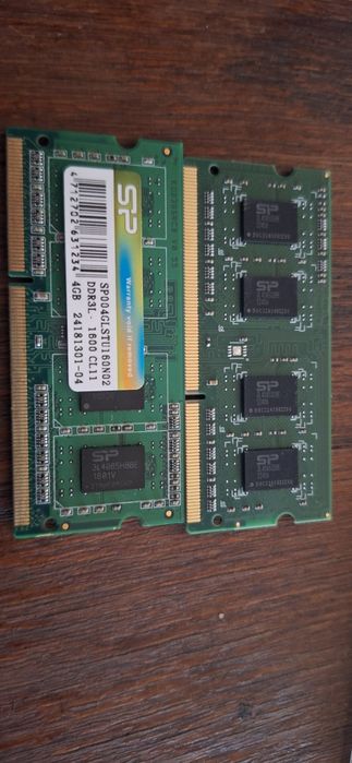 Оперативная память DDR3 4GB для ноутбука 1,35вольт