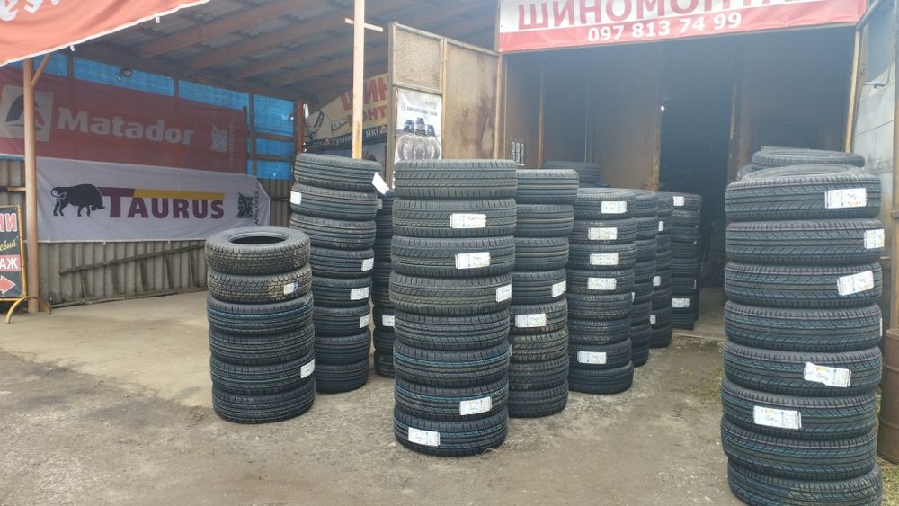 Шини/шиномонтаж R13-R21 літні і, великий вибір розмірів: 1 350 грн ...