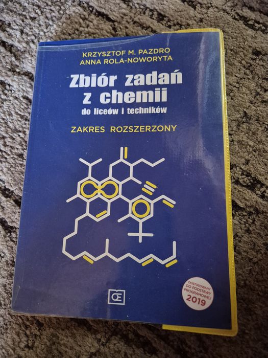 Zbiór zadań z chemii do liceum i technikum zakres rozszerzony Pazdro