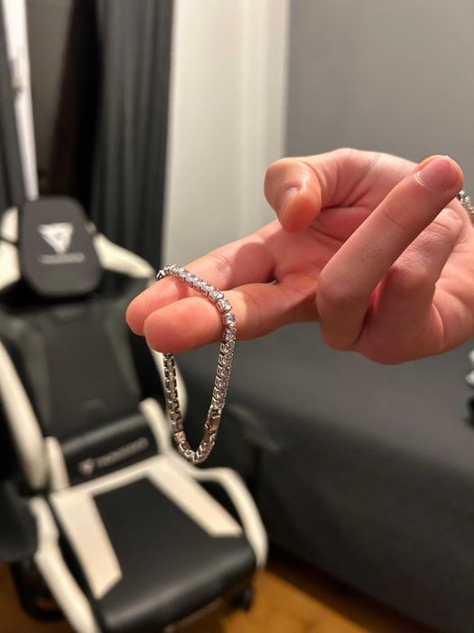 Pulseira estilo diamante