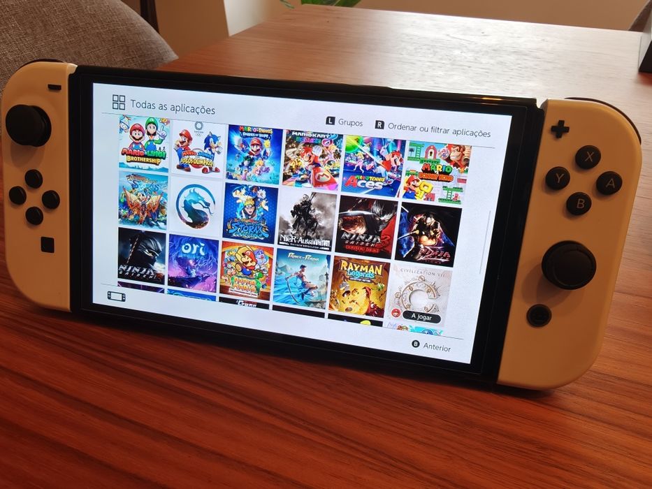 Switch oled desbloqueada 512Gb