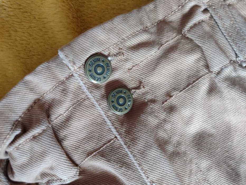 Brązowe spodnie boyfriendy jeans roz. S/36