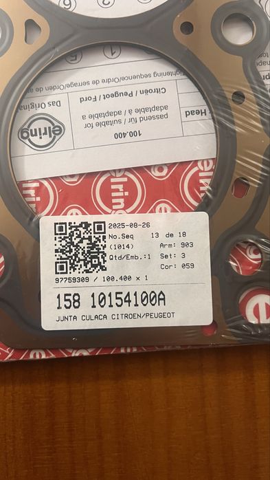 Vendo junta da cabeça citroen C3