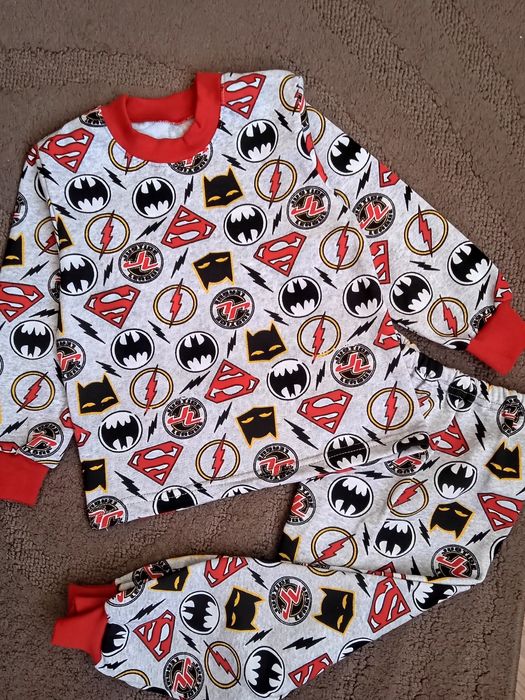 Теплі піжами для хлопчиків, тепла піжама 92, 98, 104, 110, 116, 122.