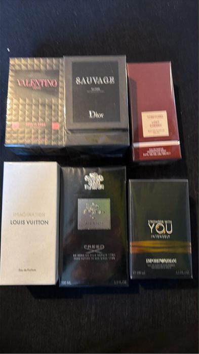 Perfumy różmych marek