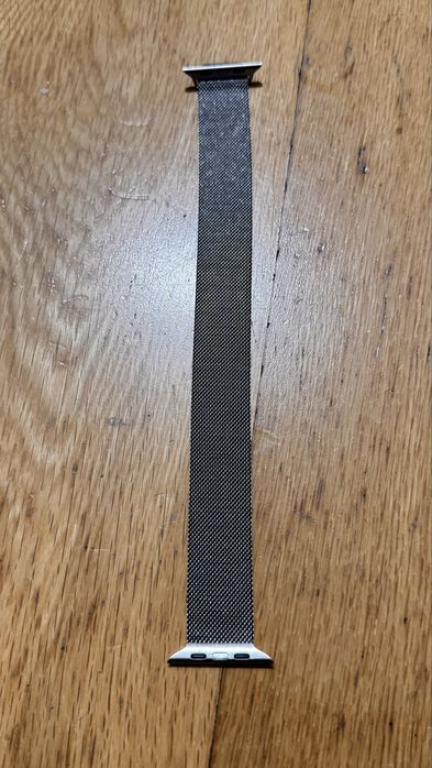 Bracelete Apple Watch Loop Milanesa Original (Prata) 45mm