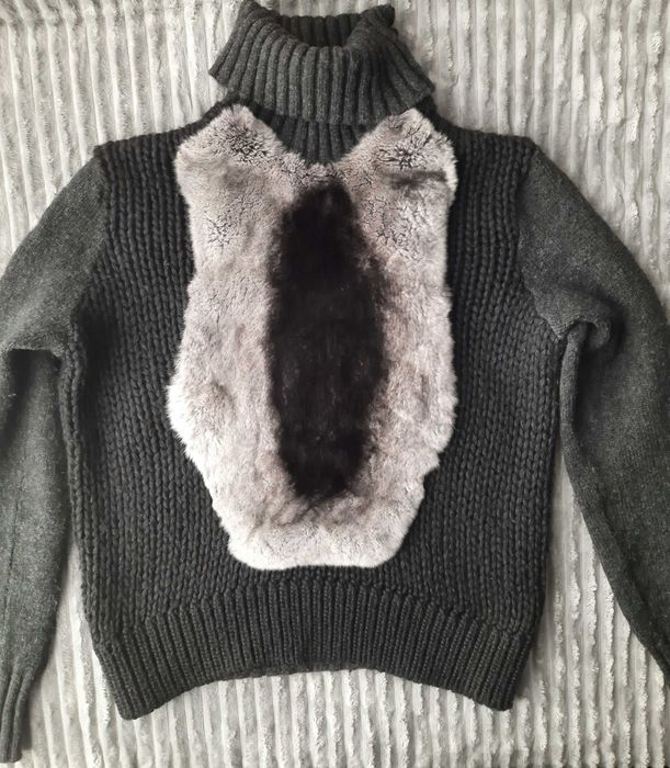 светер Tricot Chic з шиншиллою