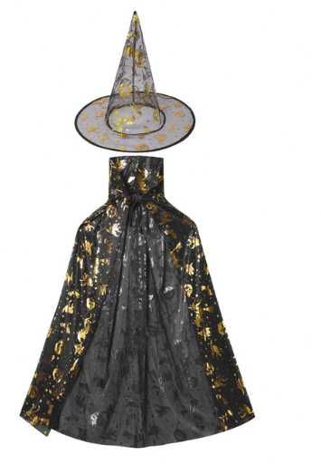 Peleryna dla czarownicy halloween