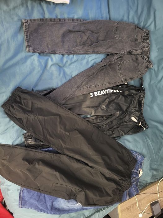Лот брендового одягу на ріст 134 см: Levi's, Goldi, шкіряні та оверсай