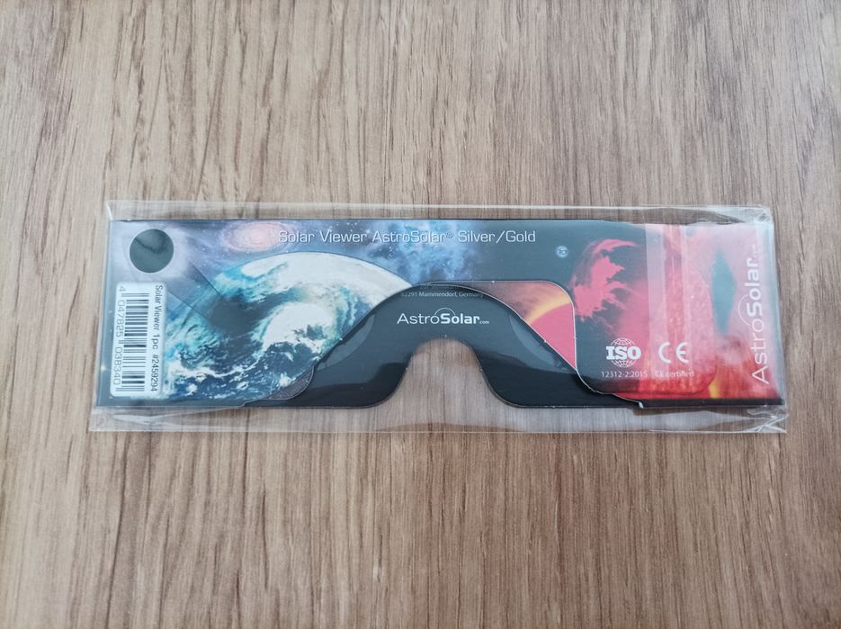 Óculos Eclipse Solar (Baader Planetarium, ISO, CE, NOVOS)