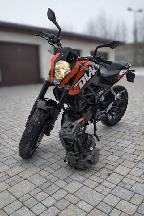Motor KTM Duke 125cc, ABS, przebieg 9800km + Gratis silnik