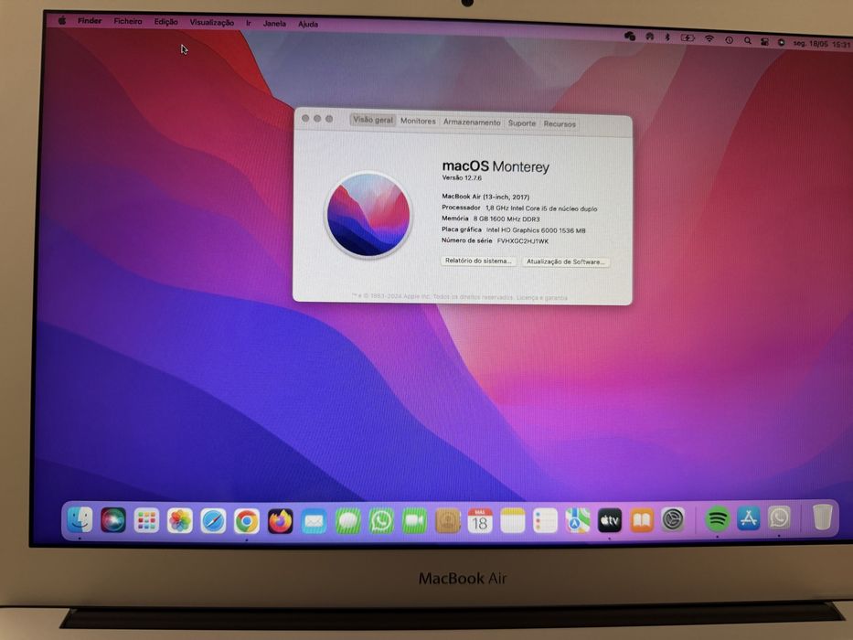 MacBook Air 2017491142189103206402