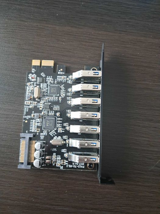 7 portowa karta rozszerzeń PCI-E USB 3.0 5Gbps PCI-EXPRESS Orico