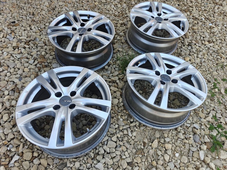 Felgi aluminiowe 16" 4x100 OPEL CORSA D E ADAM Fiat grande Punto toyota Yaris nissan Note renault Scenic