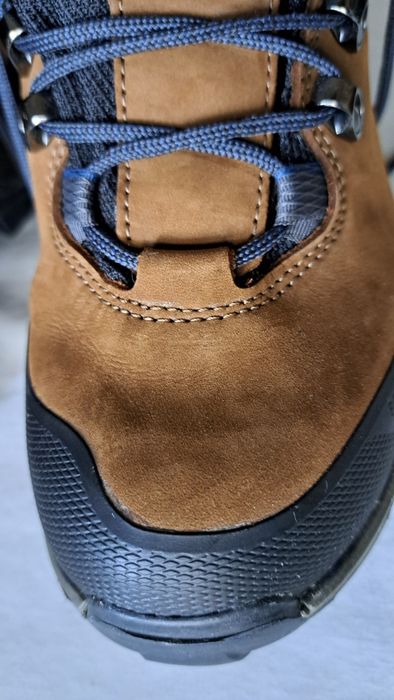 Botas de Trekking FORCLAZ 100, couro impermeáveis