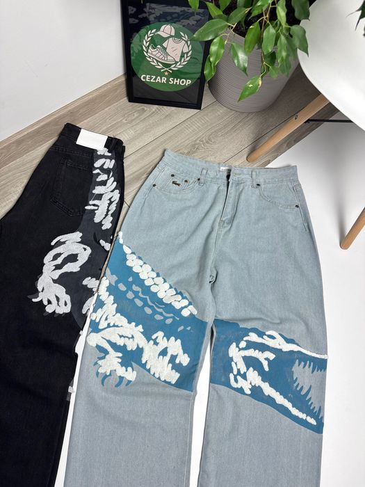 Джинси Lacoste Сині/Чорні