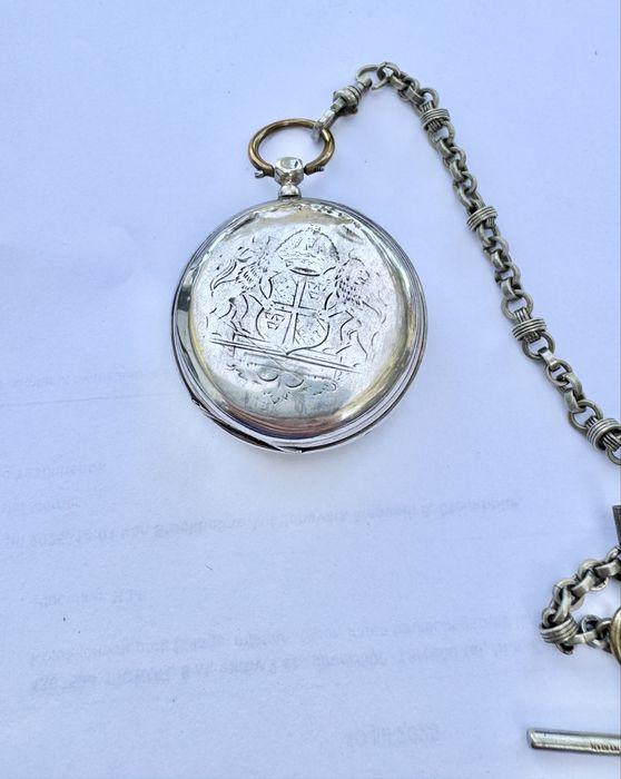 Продам карманные часы серебро