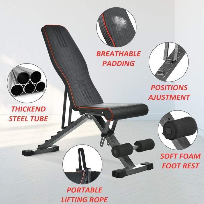 Regulowana Ławka Treningowa Yoleo Do 300 Kg