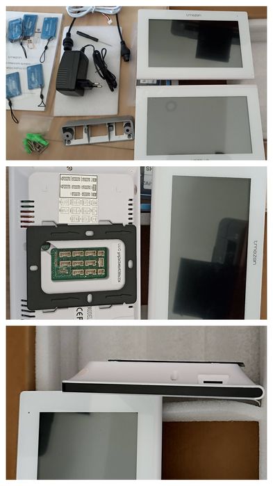 Video Porteiro com 2 monitores Wi-fi para aplicação TuyaSmart