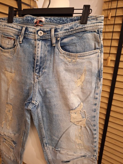 Tommy Hilfiger, damskie spodnie dżinsowe 7/8, r. 26/32