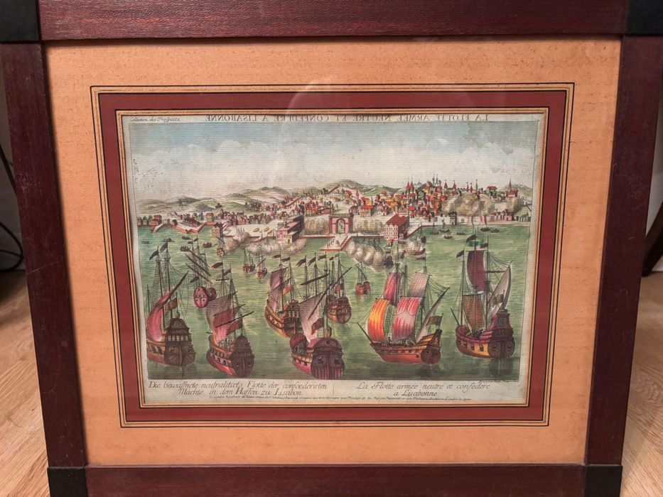 2 quadros decorativos dos anos 1980's, com estampas interessantes.