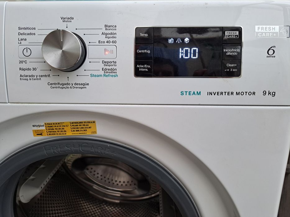 Máquina de lavar roupa Whirpool 9kg